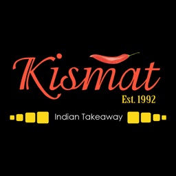 Kismat Indian Takeaway Est.1992 logo.